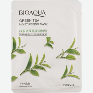 Маска тонус для лица Биоаква зеленый чай Гуанджоу Обо м/у, 1 шт