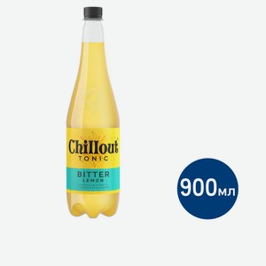 Напиток Chillout Bitter Tonic Лимон сильногазированный, 900мл