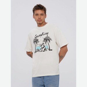 Пляжная футболка с пальмами