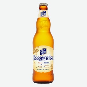 Пивной напиток HOEGAARDEN® белый нефильтрованный, 4,9%, 0,44л