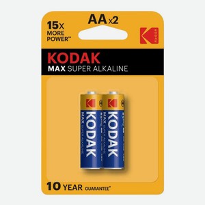 Батарейки Kodak Max Alkaline LR6-2BL AА 2 шт