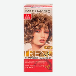 Краска для волос Miss Magic Trend Color 9.1 Блондин пепельный 90 мл