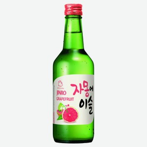 Спиртной напиток Jinro Грейпфрут 13% Южная Корея, 360 мл