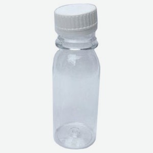 Бутылочка дорожная прозрачная 100 мл, 1 шт