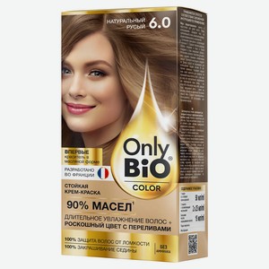 Крем-краска для волос «Фитокосметик» Only Bio Color Тон 6.0 Натуральный русый, 115 мл