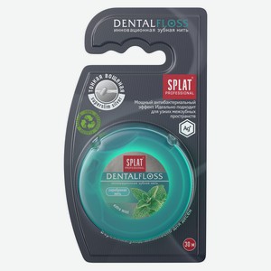 Зубная нить Splat DentalFloss волокна серебра 30 м