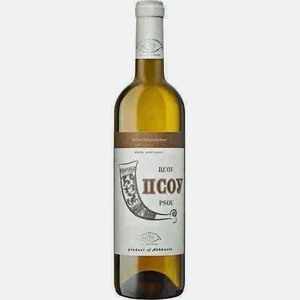Вино Псоу Белое Полусладкое 9-11% 0,75л