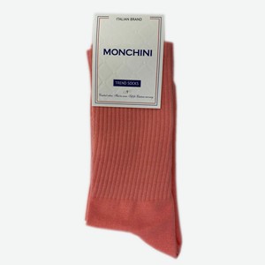 Носки женские Monchini артL202 - Коралловый, Без дизайна, 35-37