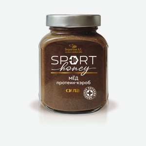 Мёд натуральный Берестов А.С. с протеином и кэробом, ст.б, 500г