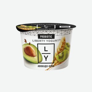 Йогурт Liberty Yogurt авокадо-киви-шпинат 3,5%, 130 г