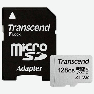 Карта памяти microsdxc UHS-I U3 128Gb TS128GUSD300S-A Transcend