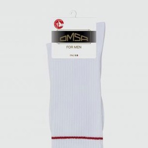 Носки OMSA Bianco, Rosso 45-47 размер