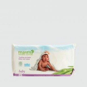 Органические влажные гигиенические салфетки для детей MASMI Natural Cotton 60 шт
