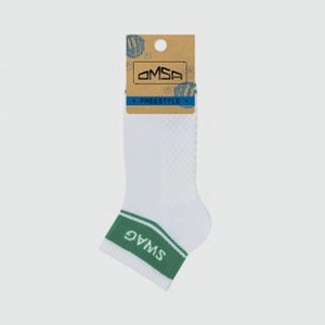 Носки OMSA Freestyle Bianco, Verde 42-44 размер