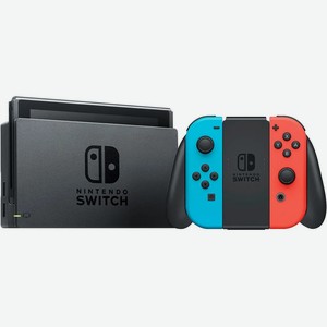 Приставка Nintendo Switch Цвет: неоновый синий/неоновый красный