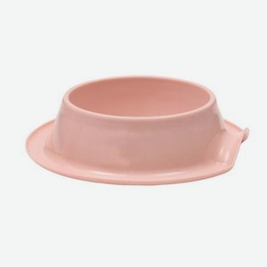 Миска Пижон пластиковая 21.5х5.5 см розовая 400 мл