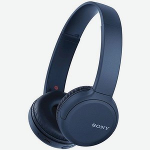 Наушники Sony WH-CH510, Bluetooth, накладные, синий [wh-ch510l]