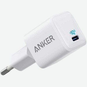 Сетевое зарядное устройство ANKER PowerPort III Nano, USB type-C, 20Вт, 3A, белый [a2633g22]
