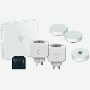Комплект Schneider Electric Wiser Комфорт, контроль электроприборов и доступа, белый [kit_cct80011_to]