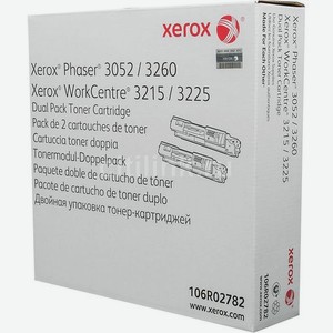 Картридж (двойная упаковка) Xerox 106R02782, черный / 106R02782
