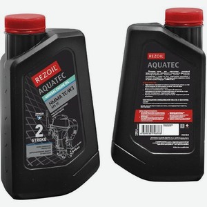 Моторное масло REZOIL AQUATEC 2-т, NMMA TC-W3 0,946 л, биоразлагаемое для 2-тактн. лодочн. моторов, 0.946л, минеральное [03.008.00025]