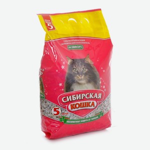 Сибирская кошка впитывающий наполнитель  Комфорт  (2,6 кг)