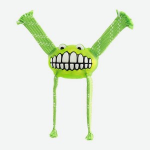 Rogz игрушка с принтом зубы и пищалкой FLOSSY GRINZ, лайм (50 г)