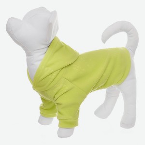 Yami-Yami одежда толстовка для собаки из флиса с принтом  Зебры , зеленая (L)