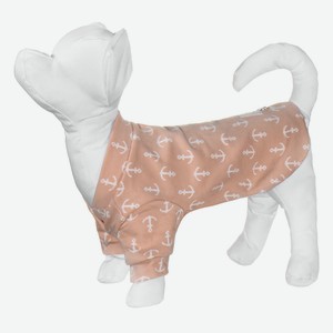 Yami-Yami одежда толстовка для собак с принтом  якорь , розовая (50 г)