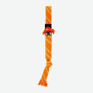 Rogz игрушка веревочная шуршащая SCRUBZ, оранжевый (S)