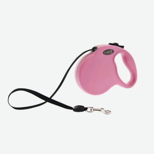 Ferribiella аксессуары рулетка-ремень для собак, розовая (M)