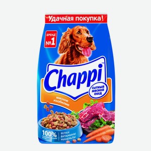 Корм Chappi сухой корм для собак «Сытный мясной обед. Мясное изобилие» (15 кг)