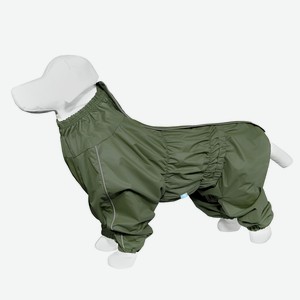 Yami-Yami одежда дождевик для собак, хаки, на гладкой подкладке, Немецкая овчарка (67-69 см)