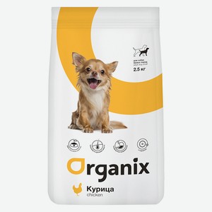 Organix сухой корм для собак малых пород, с курицей (12 кг)