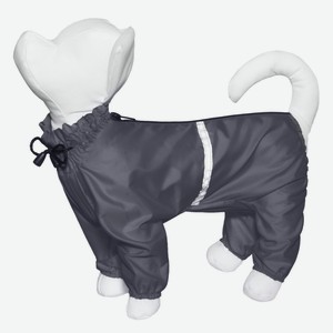 Yami-Yami одежда дождевик для собак малых пород (серый) (№2)