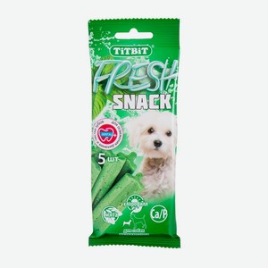 TiTBiT снек для свежего дыхания Fresh для собак малых пород, 5 шт. (55 г)