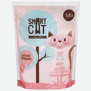 Smart Cat наполнитель силикагелевый наполнитель с ароматом детской присыпки (1,66 кг)