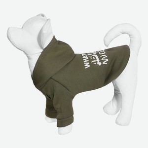 Yami-Yami одежда толстовка с капюшоном для собаки, хаки (L)