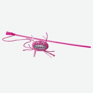 Rogz плюшевая игрушка-дразнилка Flossy Grinz с кошачьей мятой, розовая (28 г)