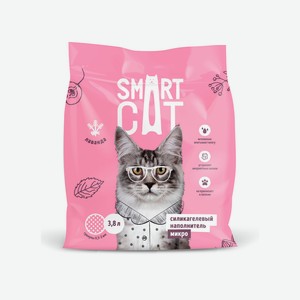 Smart Cat наполнитель микро-силикагелевый наполнитель: лаванда (1,6 кг)