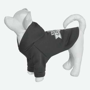 Yami-Yami одежда толстовка с капюшоном для собаки, серая (XL)