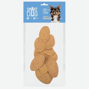 Smart Dog лакомства лакомство для собак Крекеры из атлантической трески с морковью и отрубями (40 г)