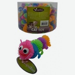 Papillon игрушка для кошек  Гусеница , латекс, 6,5 см (15 г)