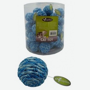 Papillon игрушка для кошек  Мячик  с погремушкой, 4 см, текстиль (15 г)