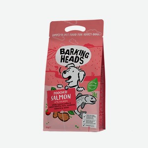 Корм Barking Heads беззерновой корм для собак, с лососем и картофелем  Мисочку оближешь  (18 кг)