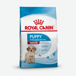 Корм Royal Canin корм сухой для щенков средних размеров до 12 месяцев (3 кг)