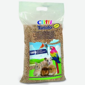 Cliffi (Италия) кукурузный наполнитель для грызунов: 100% органик (3,7 кг)