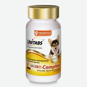 Unitabs витамины JuniorComplex c B9 для щенков, 100таб (90 г)