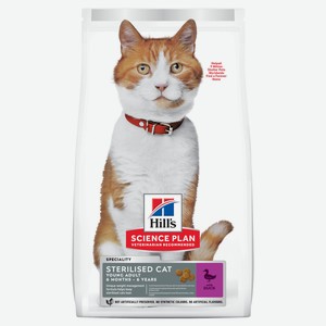 Hill s Science Plan сухой корм для кастрированных котов и кошек 1-6 лет с уткой (3 кг)