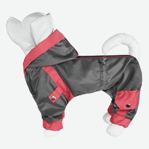 Tappi одежда комбинезон  Свитч  для собак, серый/коралловый (на девочку) (136 г)